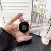 Trébol de Cuatro Hojas Pequeño Incrustado de Diamantes Correa Milanesa Adecuado para Apple 10 S11 Huawei Gt5 Fit4 Xiaomi Pulsera