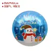 Accesorios de decoración de escaparate juguete globo Navidad bastón de caramelo Anciano muñeco de nieve globo árbol de Navidad foto