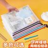 Bolsa de Archivo Transparente A4 Bolsa de Malla Tipo Cremallera Impermeable Bolsa para Tareas de Estudiante Bolsa de Archivo para Almacenamiento de Hojas de Examen Bolsa de Archivo A4