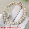 Venta al por mayor de fábrica Pulsera Bodhi Xingyue Wenwan Piedra de Hainán Jade Cuero Yin Anillo único Pulsera de pareja para hombres y mujeres Fantasma verde