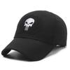 Sombrero de Sol Coreano Tendencia Hombres y Mujeres Pareja Calavera Grabada Hip-Hop Ala Ancha Cara Delgada Gorra Gorra de Béisbol