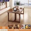 Escritorio de biblioteca, mesa de lectura, uso doméstico, adecuado para salas de estar, mesa larga grande, escritorio de estudio para dos personas, mesa de estudio y entrenamiento para estudiantes