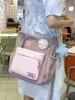 Design de nicho de alto valor bolsa tote japonesa moda grande capacidade estudantes do ensino fundamental estudantes do ensino médio classe portátil bolsa de maquiagem
