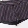 Transfronterizo Aliexpress 2026 Primavera Nuevos Shorts Casuales Versátiles de Rayas Finas con Cintura 4341402