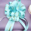 Decoração de Natal Transfronteiriça 6,4cm Tamanho Grande Flor Puxada à Mão Arranjo de Casamento Decoração de Carro de Casamento Bola de Flores Fita