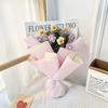 Exquisito ramo de peluche de flor de simulación 520 Día de las Madres juego de regalo de flor eterna para novias sosteniendo flores al por mayor
