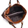 Bolsa tote vintage transfronteiriça, grande capacidade, adequada para o dia a dia, design moderno e simples, bolsa de ombro ou transversal, bolsa feminina personalizada para atacado