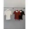 Preço Especial, Sem Devoluções ou TrocasPreço Original 99 Yuan, Blusa de Tricô Rendada com Costela Feminina (com cachecol) 260270