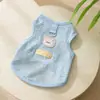 Primavera y verano malla fina protector solar ropa para perro teddy mediano y pequeño chaleco ropa fresca ropa para mascota