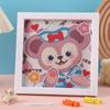 Pintura de Diamantes de Dibujos Animados Transfronteriza DIY Hecha a Mano Enmarcada Diamante Completo Princesa Anime Pintura de Diamantes Juguetes Educativos Venta al por Mayor