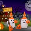 5 pies Halloween Transfronterizo Festival de Fantasmas con Escoba Calabaza Elfo Modelo de Aire Luminoso Horror Niño Arreglar Accesorios Adornos
