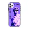 16 Funda de Teléfono Caricatura Trendy de David 17 Adecuada para Apple 14 Pro Max Funda 15 Cobertura Total Mate Suave Funda 13