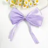 Fita longa de cetim brilhante acessório de laço com strass clip de cabelo DIY elástico de cabelo decoração de caixa de presente para roupas infantis produto semiacabado