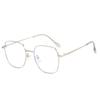 Nuevo armazón de metal grande, personalidad de tendencia, armazón de gafas decorativo, forma, gafas para miopía, hombres pueden combinar graduación HC
