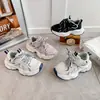 Zapatillas Deportivas para Niños 2026 Primavera y Otoño Nuevo Modelo Zapatos Estilo Papá para Niños Suela Suave Antideslizante Zapatos de Malla Ligeros Transpirables para Niñas