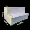 Gabinete de Isla con Forma de Escalón, Estante con Forma de Escalera, Estante de Almacenamiento, Gabinete para Flores y Regalos, Zapatero de Múltiples Niveles, Vitrina para Cosméticos