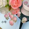 Flor de Begonia de Simulación Estéreo Termoencogible Antigua Hecho a Mano DIY Accesorios para Pasador de Pelo Luz Nocturna Paso Material en stock