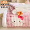 Conjunto de lençóis de três peças em veludo de leite espesso, colcha de pelúcia quente em veludo bolha, lençol de cama em veludo de manta, atacado e frete internacional
