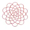 Herramienta Redonda de Malla Metálica para Arreglos Florales, Popular Modelo Plegable de Acero Inoxidable con Alambre Metálico