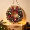 Bestseller internacional Halloween e Natal pingente Papai Noel acrílico pintado diamante pintura pingente decoração, não feito à mão