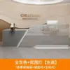 Mesa de escritório moderna simples balcão de caixa recepção salão de beleza armário de arquivos de alta qualidade recepção curva de luxo leve