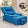 Sofá para Salón de Uñas y Pestañas, Sillón Reclinable, Tina para Pies, Pedicura, Limpieza de Oídos, Baño, Cama de Masaje para Pies, Sofá de Masaje para Pies, Cama de Masaje Eléctrica