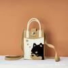 Bolso tejido para teléfono móvil Ins Moda Temu Transfronterizo Bolso de mano versátil Bolso de mano de dibujos animados lindo Bolso tejido bandolera