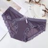 Ropa interior para mujeres embarazadas de tiro bajo con encaje para mujer, calientes, cómodas, de algodón, bragas de perfil, ropa interior sexy sin costuras para mujer, deseo puro