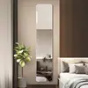 Espejo de cuerpo entero ultra estrecho sin marco, simple, a prueba de explosiones, para dormitorio, sala de estar, porche, para colgar en la pared, autoadhesivo, de cuerpo entero