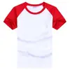 Camiseta Personalizada Logo Raglán Manga Corta Algodón Puro Publicidad Cultural Uniforme de Clase DIY Bordar Reunión de Clase Reunión Deportiva Verano