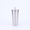 Acero Inoxidable Gran Capacidad 750ml Taza Portátil para Coche para Parejas con Color Degradado, Vaso de Hielo de Verano, Aislamiento Térmico