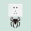 Fan Xi - Nueva serie de pegatinas de pared con temática de Halloween, diseño creativo de araña pequeña, decoración de Halloween, pegatinas para interruptores