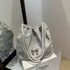 Bolsa de Ombro Estilosa Versátil Simples com Laço Nova Moda Primavera 2026 Estilo Coreano Alta Aparência Cordão Grande Capacidade