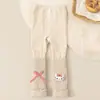 2026 Leggings de Algodón Siete Colores con Volantes para Niñas, Cubrecalcetines, Ropa Interior para Niños, Oso de Peluche, Ropa Exterior para Bebé