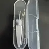 Set de Cucharas para Limpiar Oídos Artefacto para Limpiar Oídos Tipo Tornillo Profesional Cuchara para Cerumen Hebilla Herramienta Doméstica para Limpiar Oídos para Adultos