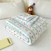 Colcha de Verano de Algodón Tejido Grado A Materno e Infantil para Niños, Individual/Doble, para Dormitorios de Estudiantes, Guarderías Infantiles, Colcha de Aire Acondicionado, Colcha de Verano