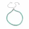 Pulsera Redonda Fresca y Dulce Incrustada con Circonitas, Pulsera de Lujo Ligero de Nicho de Gama Alta, Joyería de Moda Elegante y Sencilla al por Mayor
