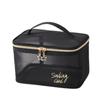 Bolsa de cosméticos de malla al por mayor transfronteriza, transparente, para viaje, de cinco piezas, de gran capacidad, sencilla y portátil.