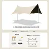Toldo de Vinil para Exterior Camping Barraca Dobrável Quebra-vento Tenda de Picnic Quebra-sol Lateral para Carro Toldo de Picnic