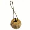 Venta Caliente de Otoño Transfronteriza Calabaza de Terciopelo Acción de Gracias Halloween Decoraciones para Fiestas Calabaza de Espuma y Cuerda Adornos Colgantes