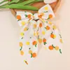 Pinza para el pelo de pato con estampado de frutas frescas de longitud nueva, transfronteriza, para niños, linda, accesorio para el cabello, adornos para la cabeza
