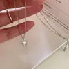 Colar de Estrela em Prata de Lei 925 para Mulheres, Estilo Fresco, Pingente Versátil de Casa Pequena para o Dia a Dia, Corrente de Clavícula, Corrente de Pescoço de Alta Qualidade