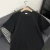 Camiseta Americana de Alta Qualidade com Ombros Retos, Algodão Espacial de Caimento Solto, Manga Curta de Verão, Corte Quadrado Rígido, Meia Manga, Camiseta Masculina
