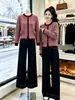 Cárdigan de punto a rayas, prenda exterior para mujer, primavera/otoño, estilo corto, inspirado en Corea, suave y elegante, corte holgado, adecuado para figuras petite, suéter, capa exterior, top de moda