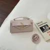 Bolso Kelly de Mano con Patrón de Cocodrilo Vintage para Mujer 2026 Nueva Moda Versátil para Viajes Diarios Bolso de Hombro Cruzado para Exportación