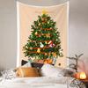 Decoração de Quarto Han Feng Tapeçaria de Natal Decoração de Parede Tecido para Pendurar na Parede ao Lado da Cama Estilo Ins Tecido de Fundo para Decoração de Natal