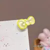 Lindo Pasador de Pelo con Lazo a Cuadros para Mujer Pinza para Flequillo Lateral Pinza de Pato de Goma Girly Nuevo Pasador de Dibujos Animados Accesorios para el Cabello
