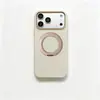 Soporte giratorio compatible con funda de silicona líquida para iPhone 18 Pro Max, funda protectora magnética Apple 17