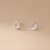 Pendientes de Plata de Ley S925 Nalan Estilo Fresco y Dulce Ins Diseño de Nicho Bolsita de Dinero con Diamante Personalizada M06612