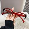 2023 Nuevo Armazón de Gafas Ojo de Gato para Mujer, Moda Europea y Americana, Color de Contraste, Armazón de Gafas de PC, Gafas Planas, Gafas Antiluz Azul Transfronterizas